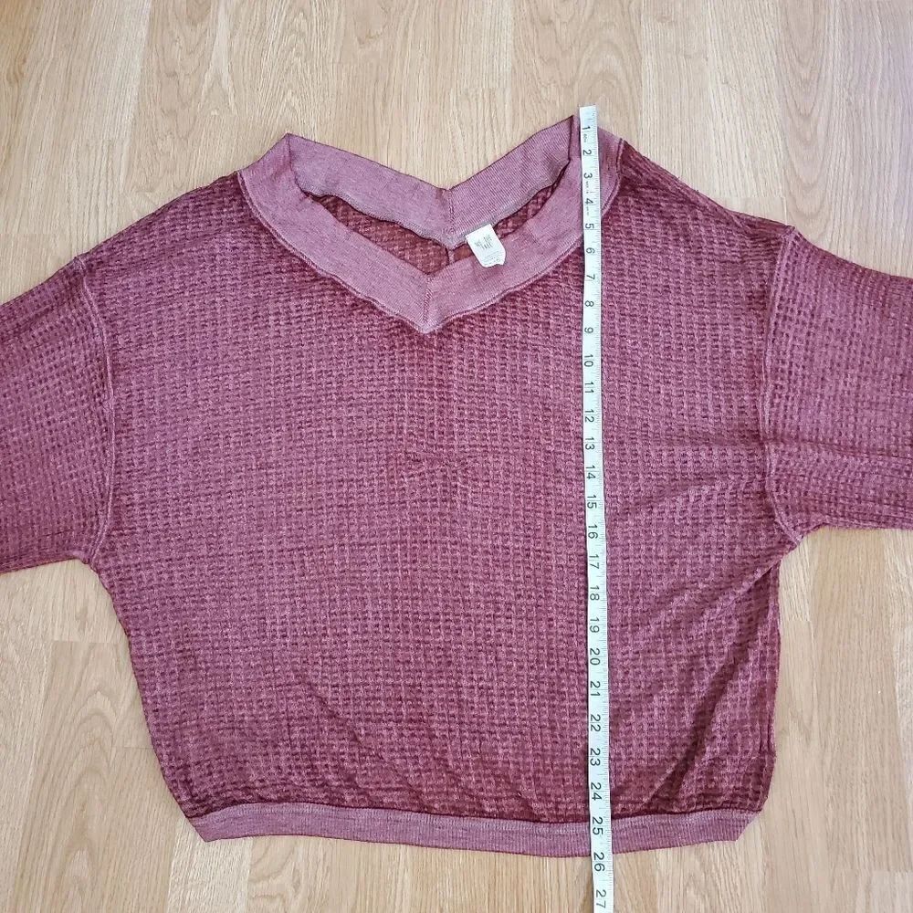 Free People South Side Thermal Top size Medium in Cinnamon Rust - Picture 7 of 11